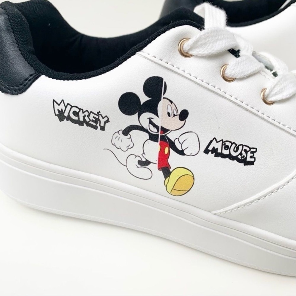 Disney Mickey Mouse Black and White Women’s Sneakers - Picture 6 of 11